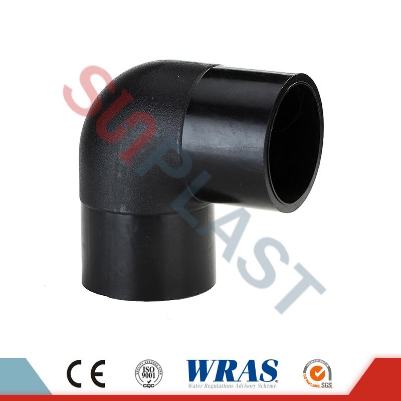 HDPE Butt Fusion 90 ဒီဂရီတံတောင်ဆစ်