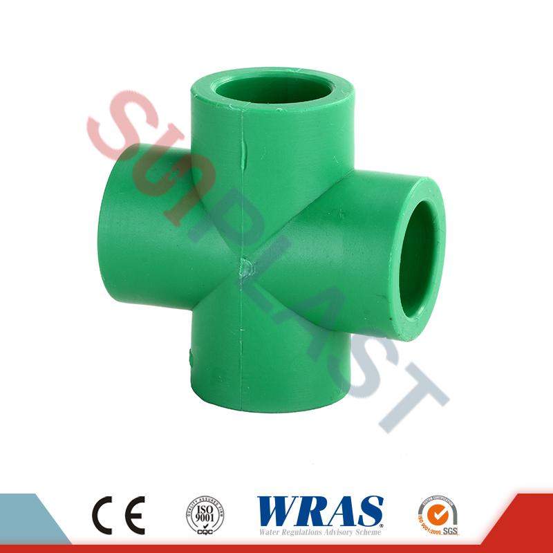 DIN8077 PPR လက်ဝါးကပ်တိုင် Fittings